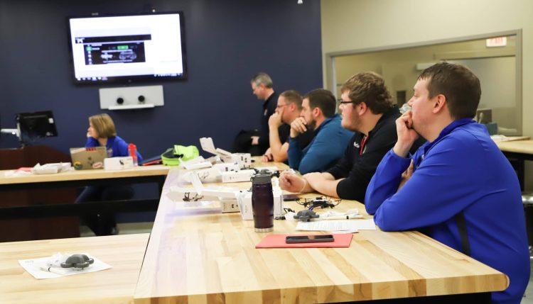 Group of instructors at educator workshop